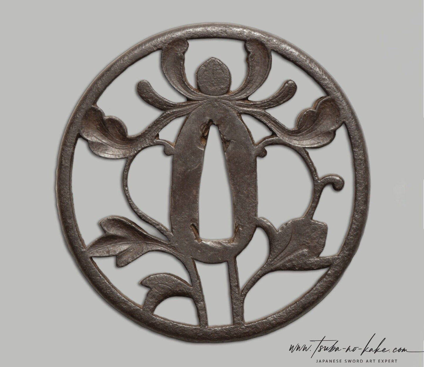 Tsuba - Chōshū Hagi-jū Kawaji saku (長州萩住河治作)
