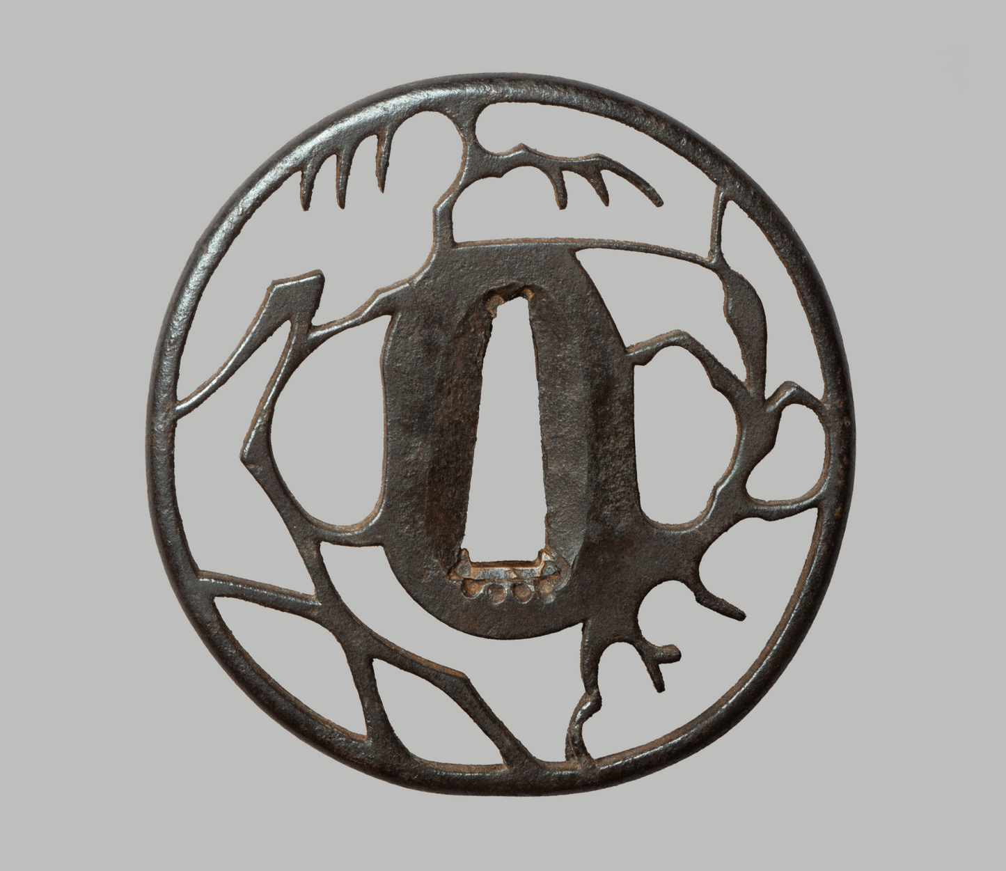 Tsuba - Akasaka Stickfigure Suzumushi