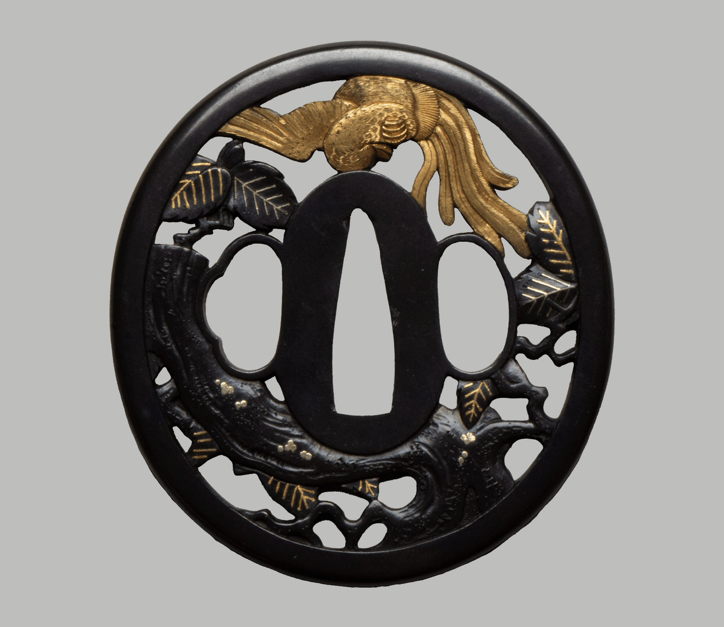 - Tsuba - Kono School - Akiyoshi (明義)
