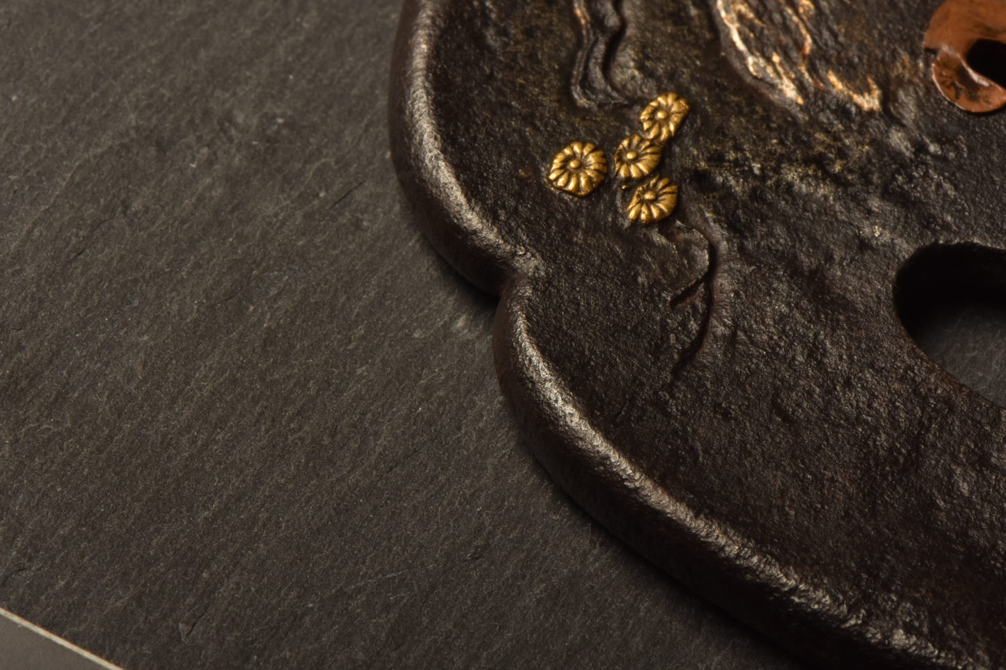 Tsuba - Mokko, Priest Waterfall, Temple, Pinetree