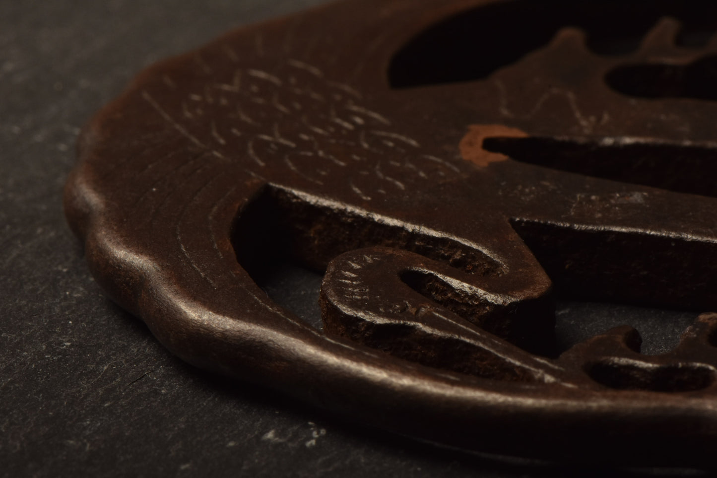 Tsuba - Higo Nishigaki School, Antik Japan