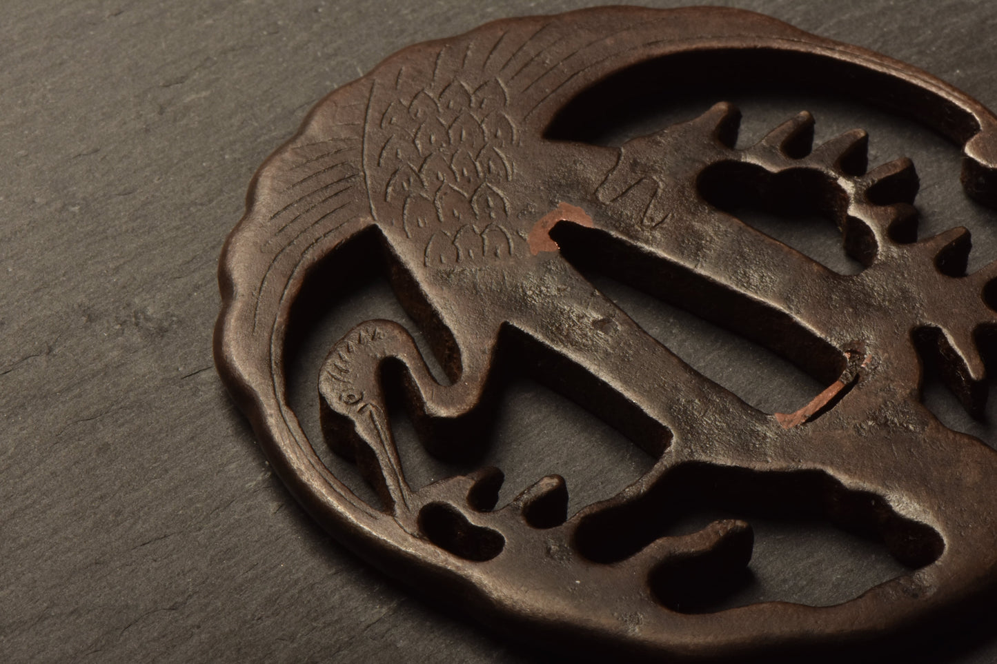 Tsuba - Higo Nishigaki School, Antik Japan