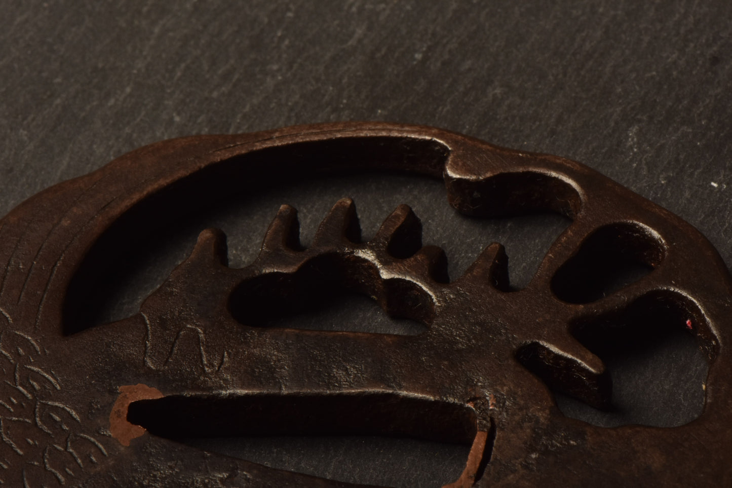 Tsuba - Higo Nishigaki School, Antik Japan