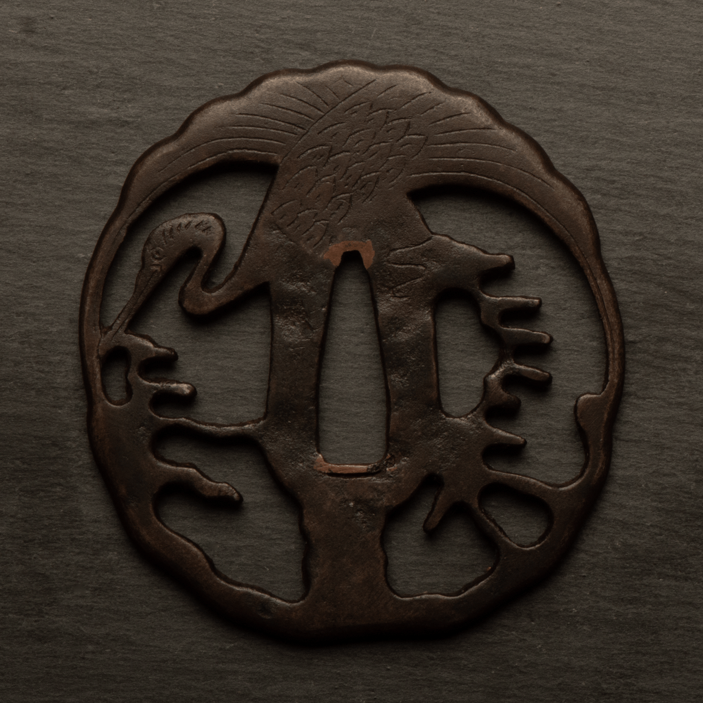 Tsuba - Higo Nishigaki School, Antik Japan