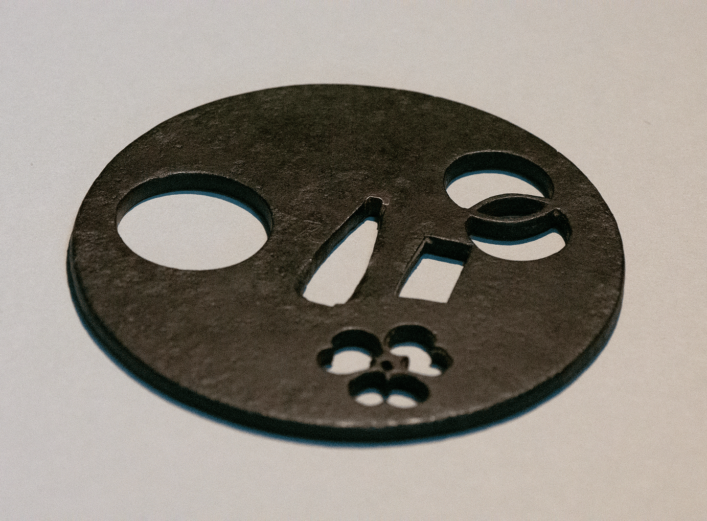 Tsuba - Myochin - Momoyama NBTHK Zertifikat Hozon
