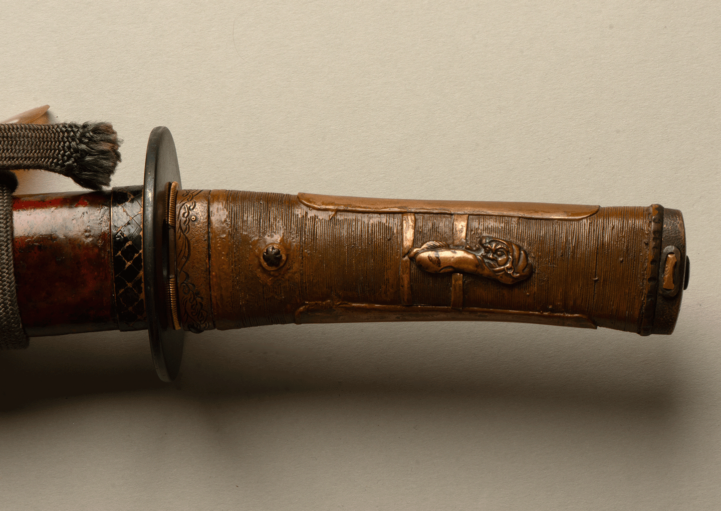Koshirae Tanto - mumei(無銘) - Delicate laquered work - Whalebeard Tsuka