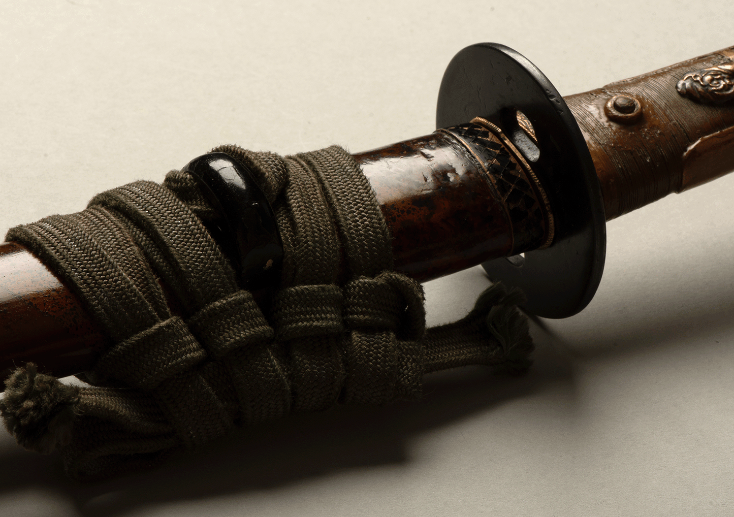 Koshirae Tanto - mumei(無銘) - Delicate laquered work - Whalebeard Tsuka
