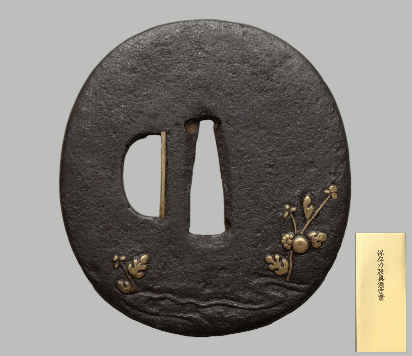 Tsuba - Myochin - Muneyasu, 10th Master NBTHK Zertifikat Hozon