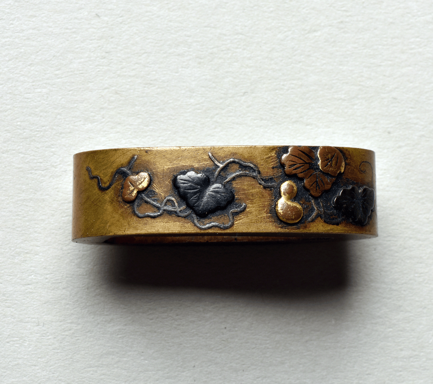 - Tosogu Daisho Set Yasuchika EDO - 2x Tuba, 2x Fuchi Kashira, Kozuka