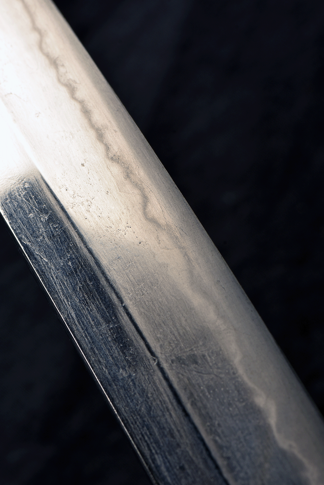 Katana Kaga - probably Fujishima Kiyomitsu (初二清光) - mumei(無銘) - Muromachi period