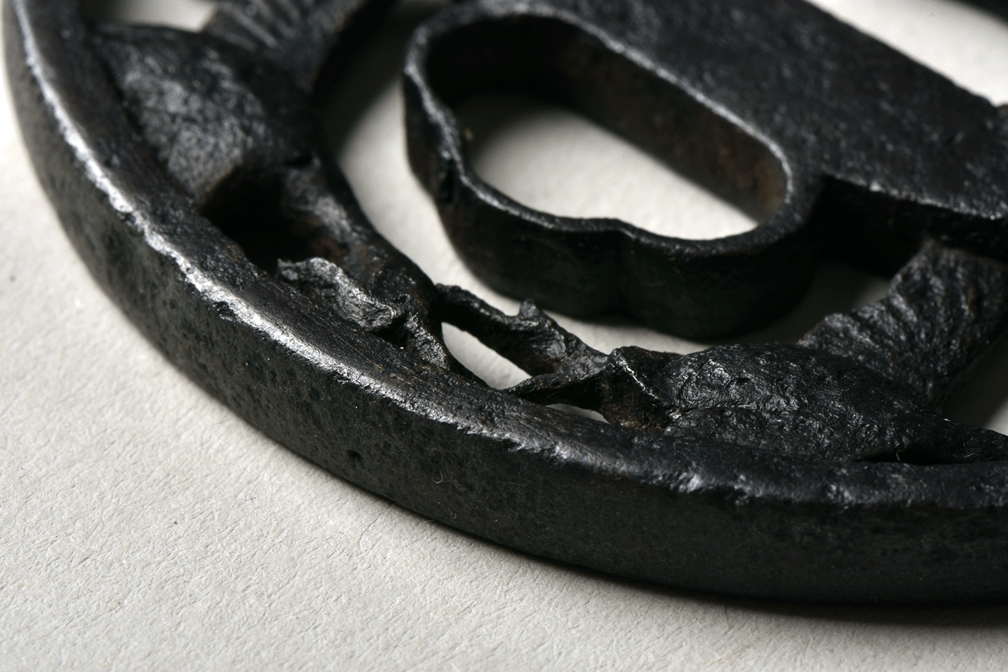 Tsuba - Daishō set by Kyo Sukashi - Karigane Motive