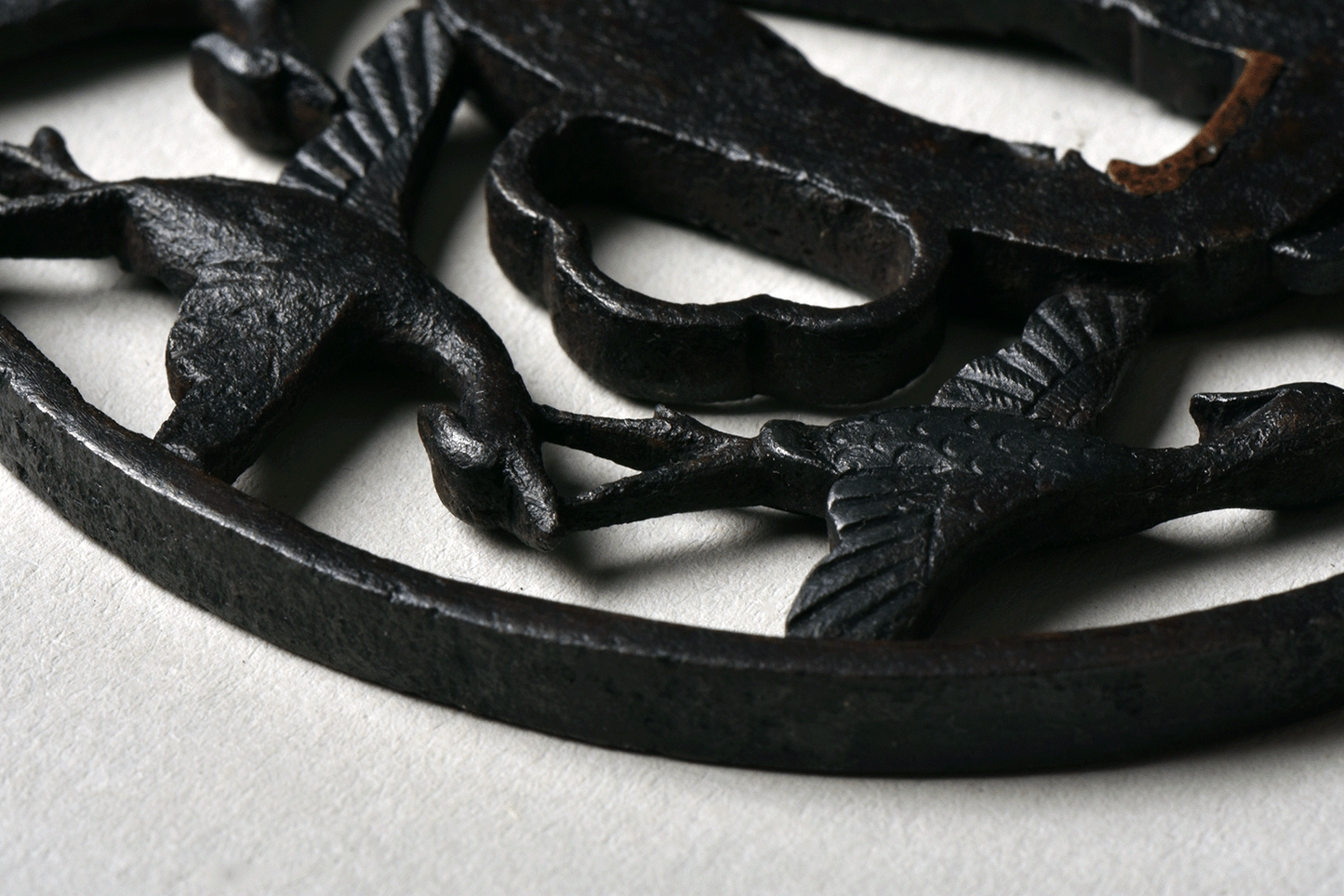 Tsuba - Daishō set by Kyo Sukashi - Karigane Motive