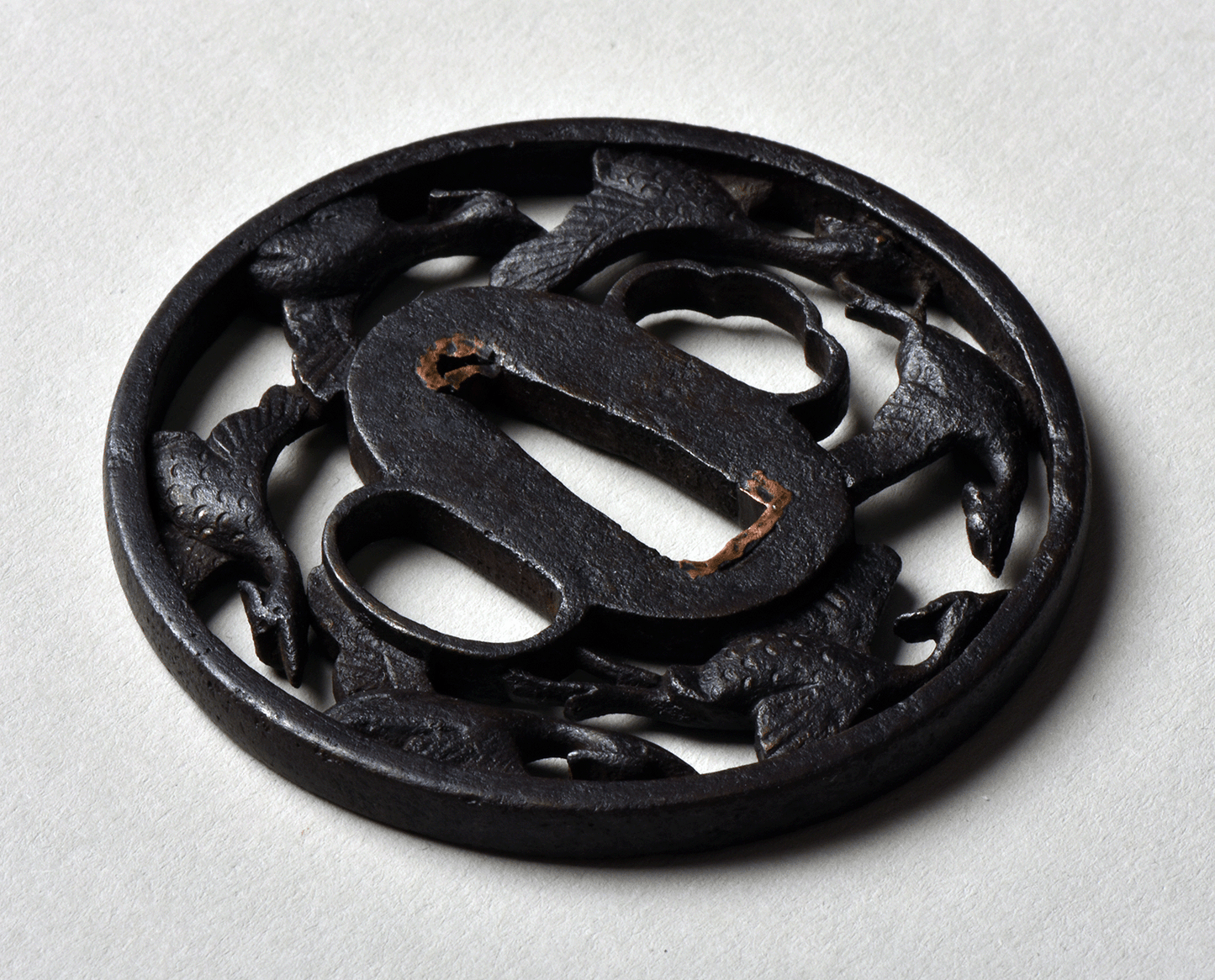 Tsuba - Daishō set by Kyo Sukashi - Karigane Motive