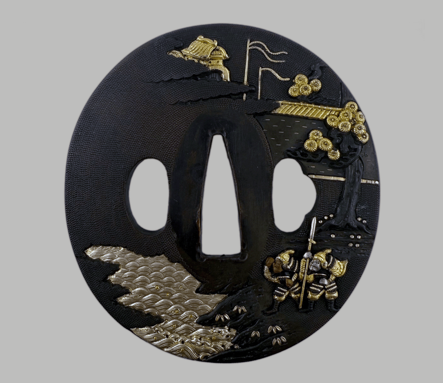 Tsuba - Kinko Edo - antique Japan
