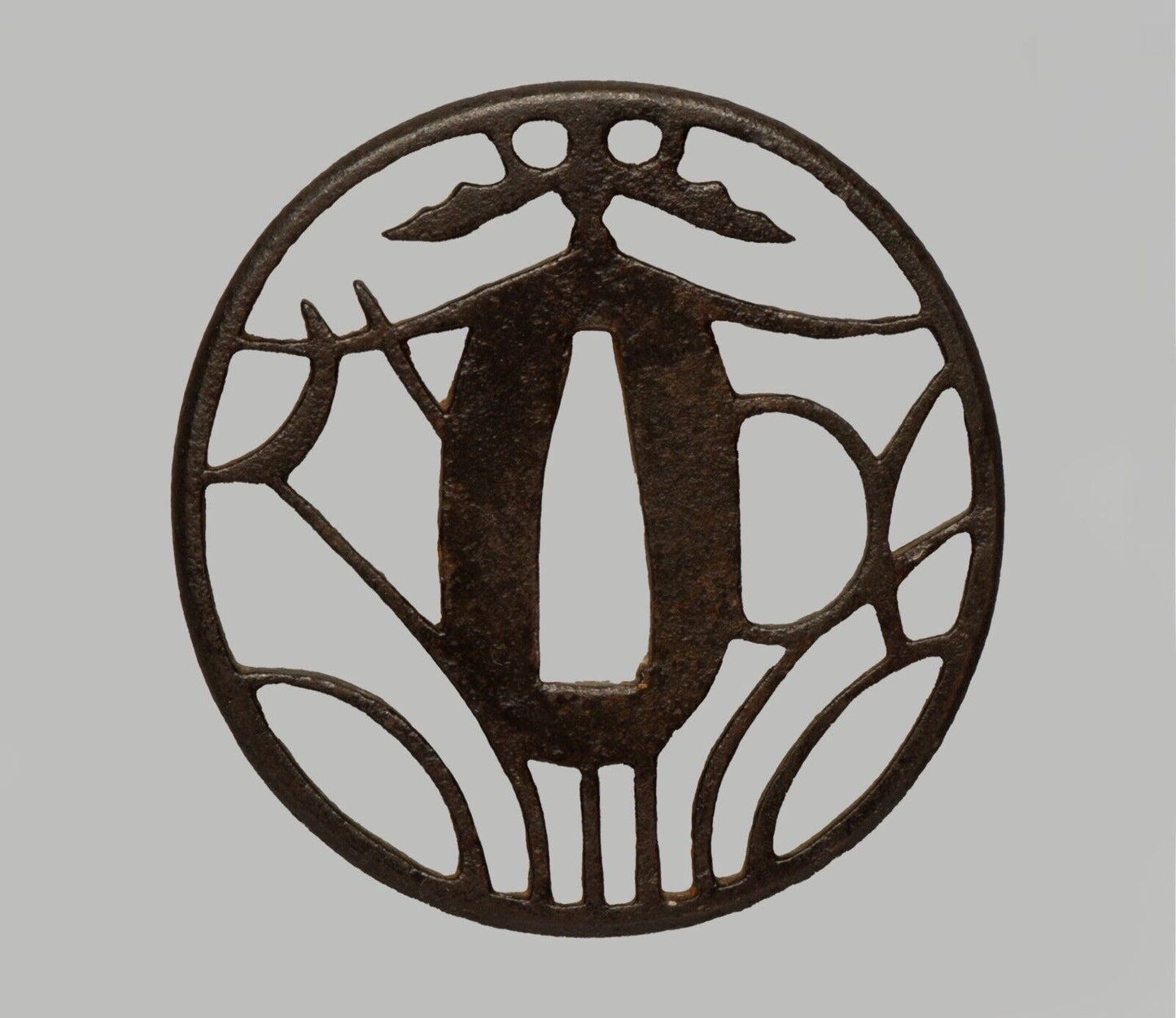 Tsuba - Owari "Bat Moitive" - Japan