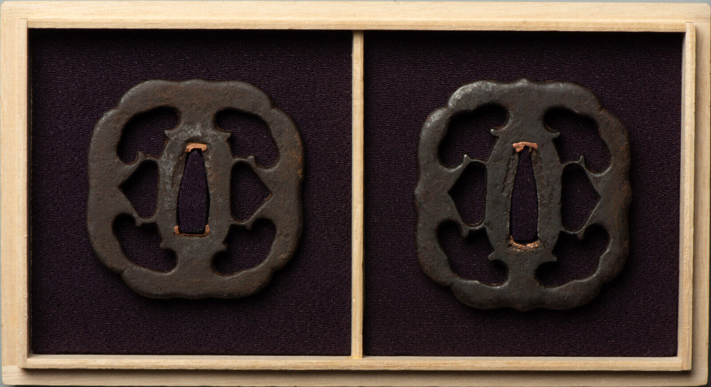 Tsuba - Daishō set by Higō Shimizu Jingō 3rd