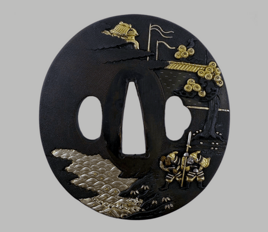 Tsuba - Kinko Edo - antique Japan